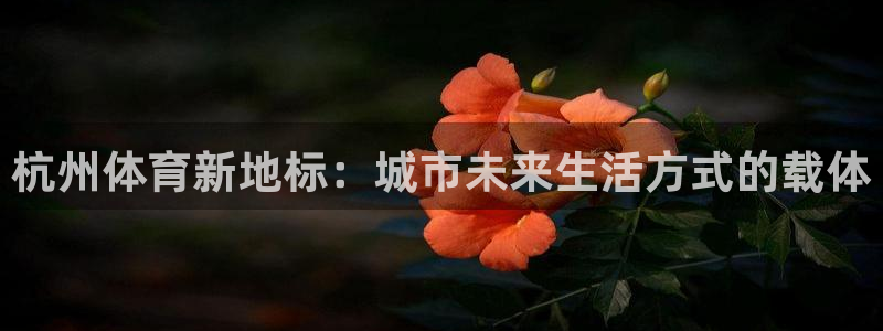 意昂体育4平台：杭州体育新地标：城市未来生活方式的载体