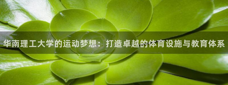 意昂体育4平台假的吗是真的吗吗：华南理工大学的运动梦想：打造 